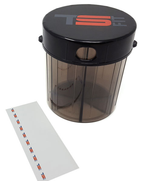 Monster Supplement Medication Pill Organizer Dispenser, 7 Compartments w/ Labels