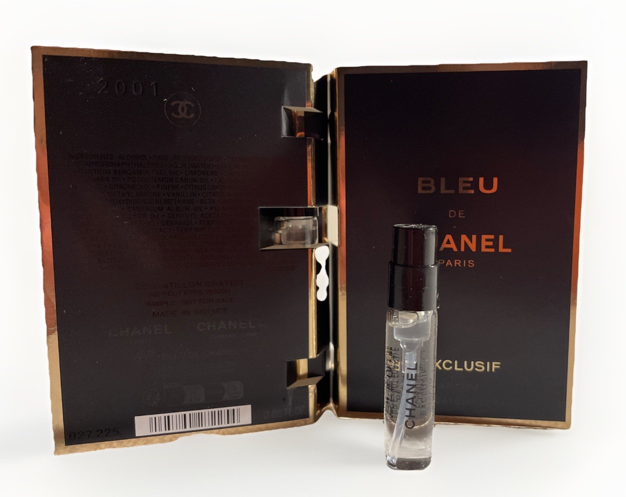 5 X Chanel Bleu De Chanel L’EXCLUSIF ( 1.5 ML) Parfum Sample Spray *2025*