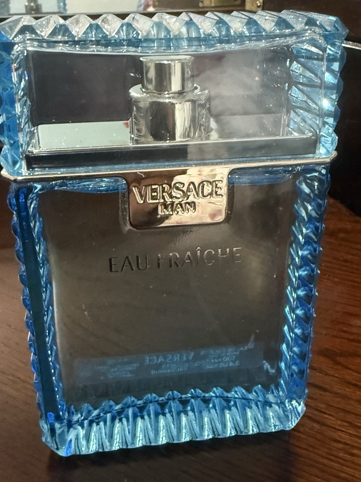 Versace Eau Fraîche Eau de Toilette Spray, Lemon Scent, 3.4 US fl oz