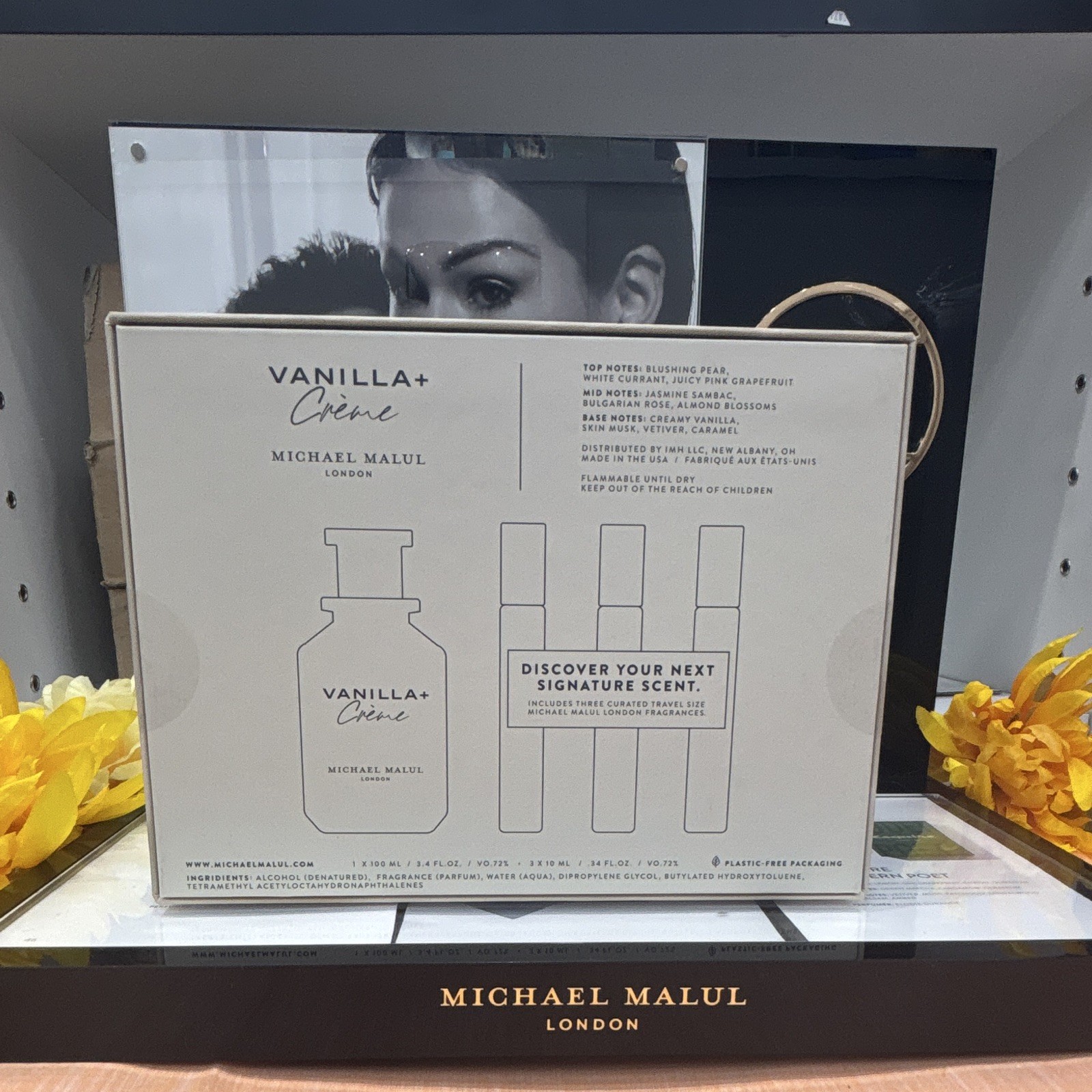 Michael Malul London Vanilla+ Crème Eau de Parfum Spray 3.4 fl oz Gift Set