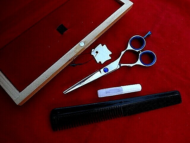 Money Back Warranty_5.5″ 440c Hairdressing Hair Cutting Scissors