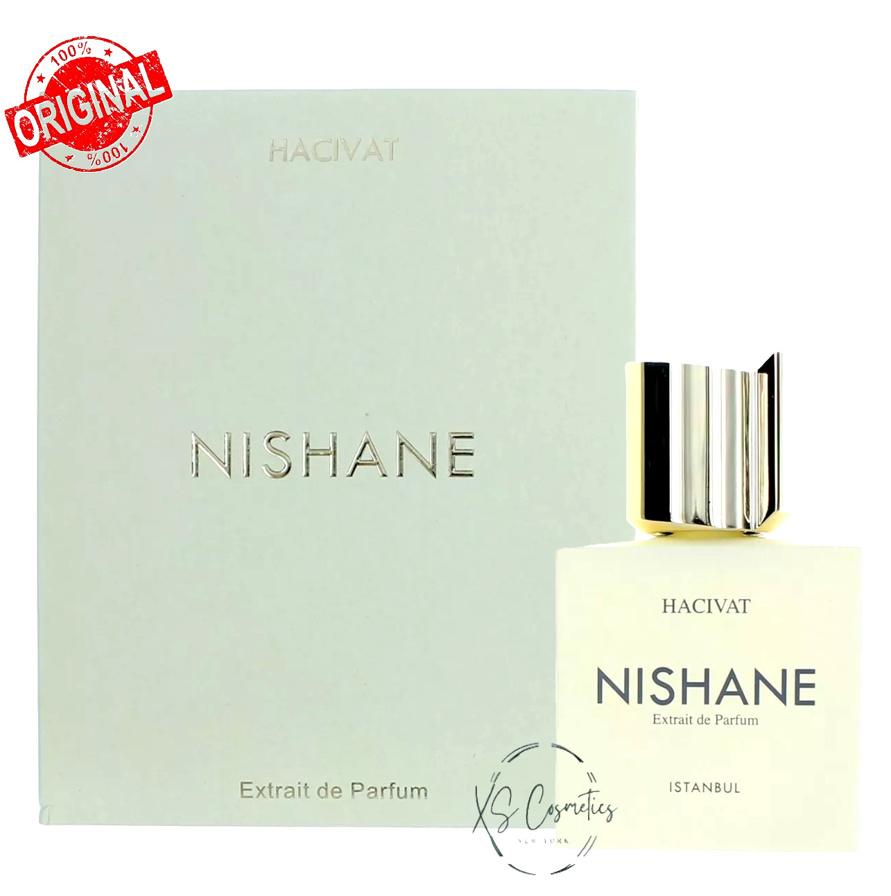 Hacivat By Nishane Extrait De Parfum Spray 3.3/3.4 spray NEW MADE IN 2024