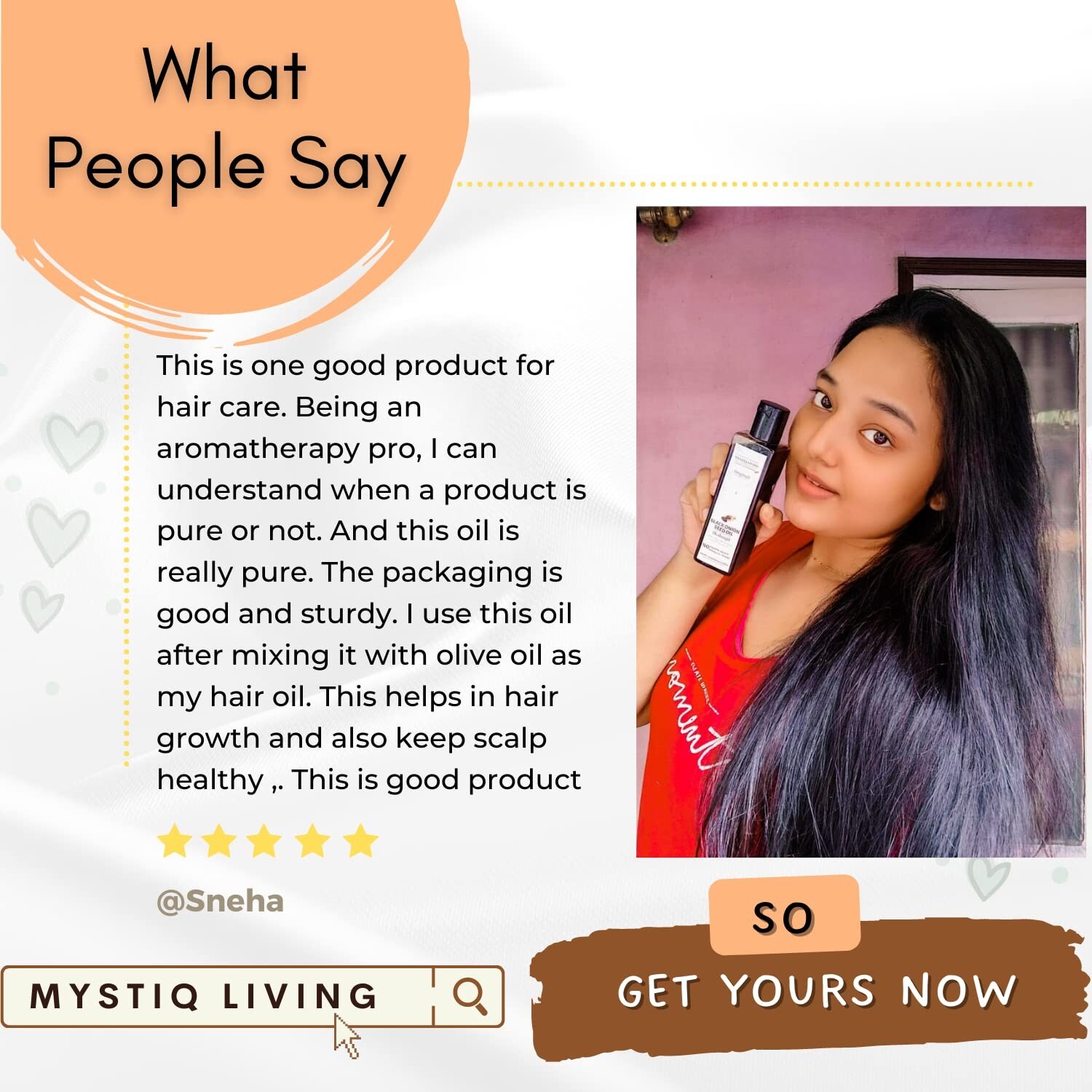 Mystiq Living Cold Pressed Kalonji Oil | Black Seed Oil 100ML