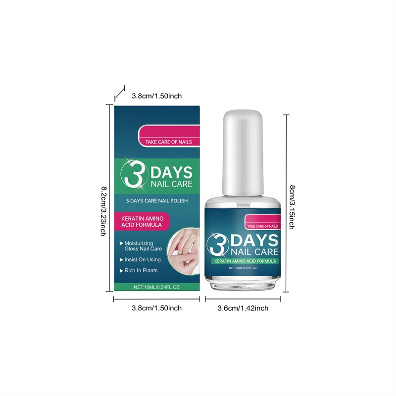 1-3PACK 3 Days Nail Care – Keratin Amino Acid Formula Superior Nail Nourish ~HOT