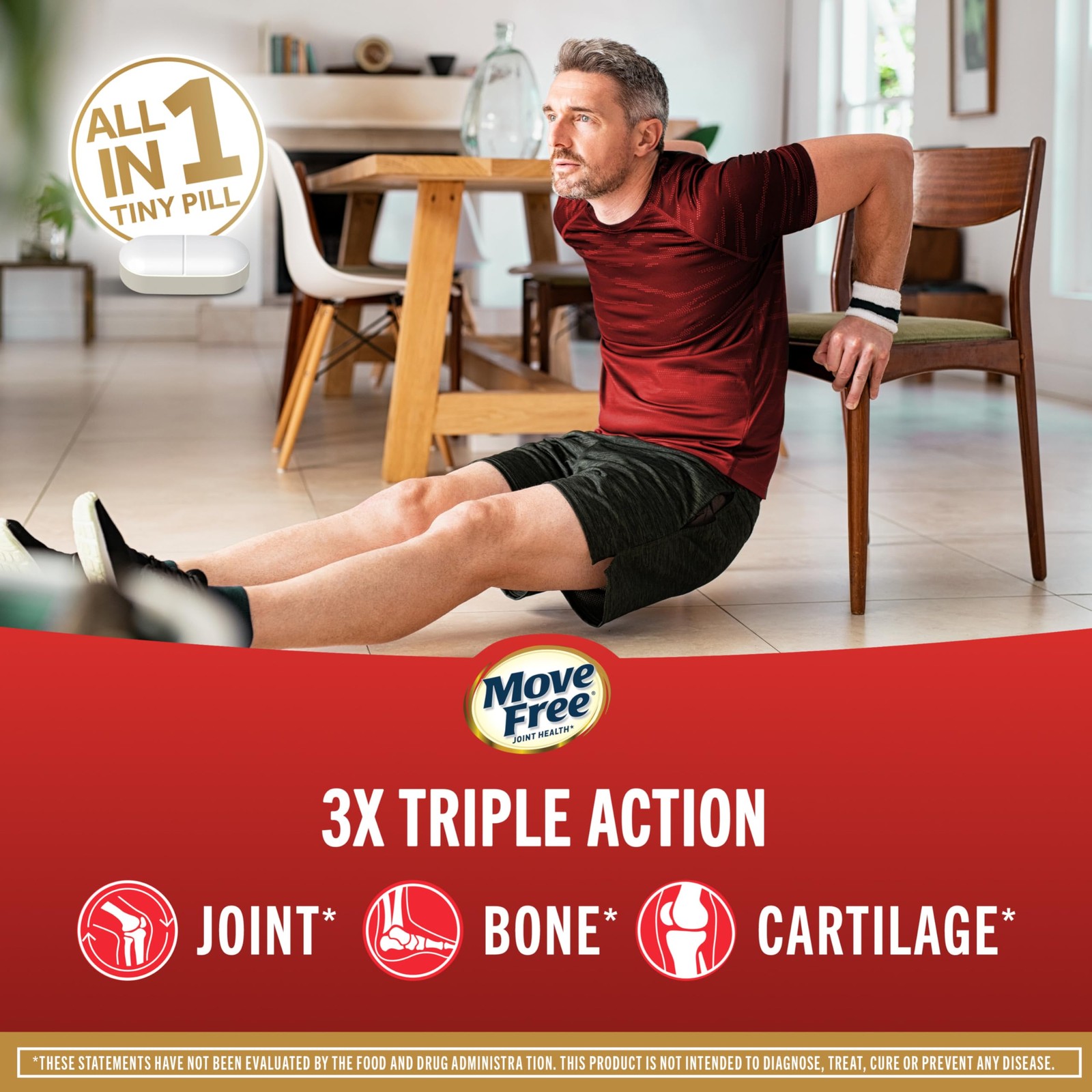 Move Free Move Ultra Triple Action Joint Support Supplement – Type Ii Collagen