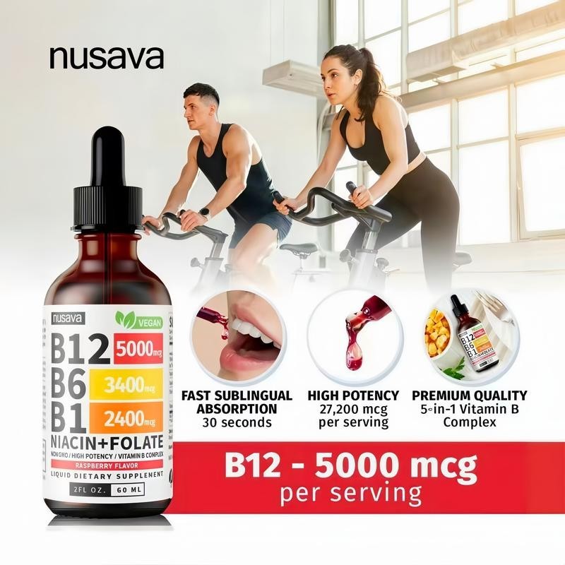 Vitamin B12 Sublingual Vitamin B Complex B12,Vitamin B12 and B6 Liquid Drops