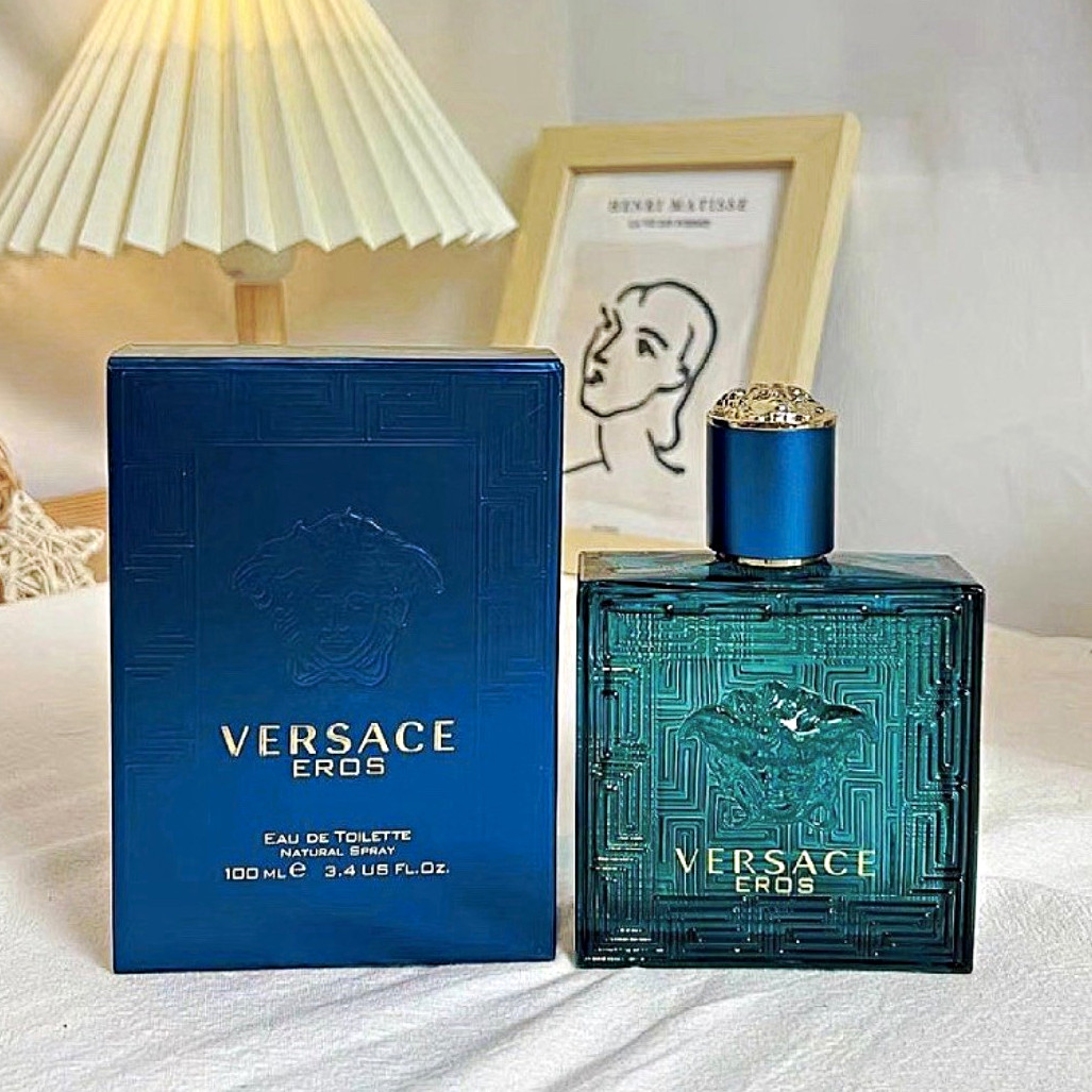 Versace Versace Eros Eau de Toilette Spray, Regular Size 3.4 fl oz