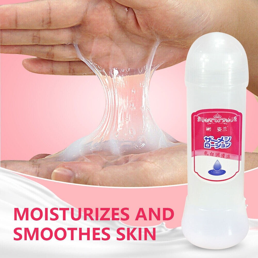 2bottles Personal Lubricant Unscented Cum Realistic Semen Water Based Lube Adult