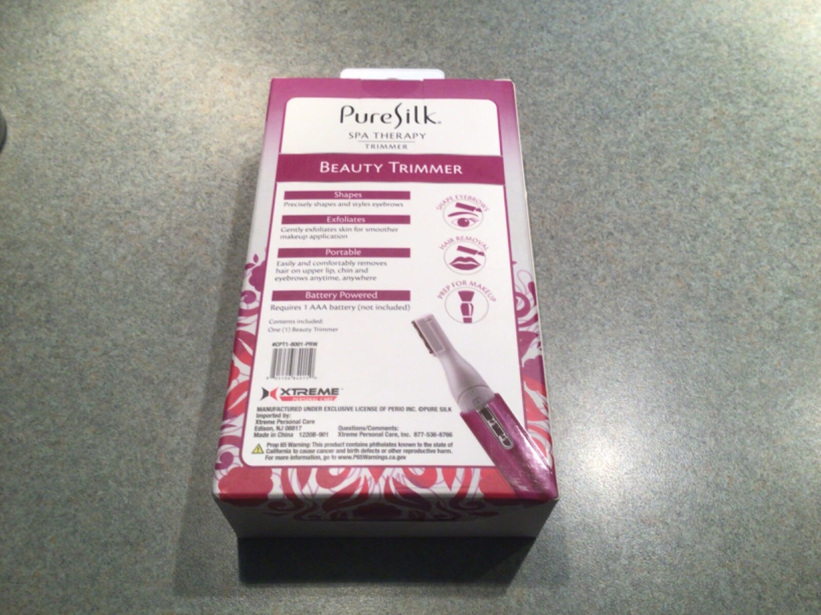 Pure Silk Spa Therapy Trimmer Beauty Trimmer~ Battery Operated~