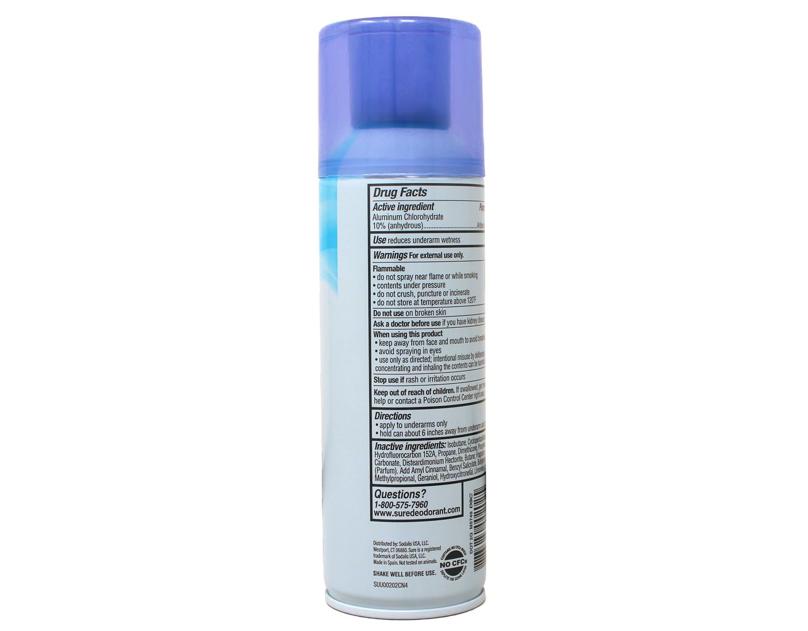 Sure Regular Scent Aerosol Antiperspirant and 6 Ounce (Pack of 3), Multi