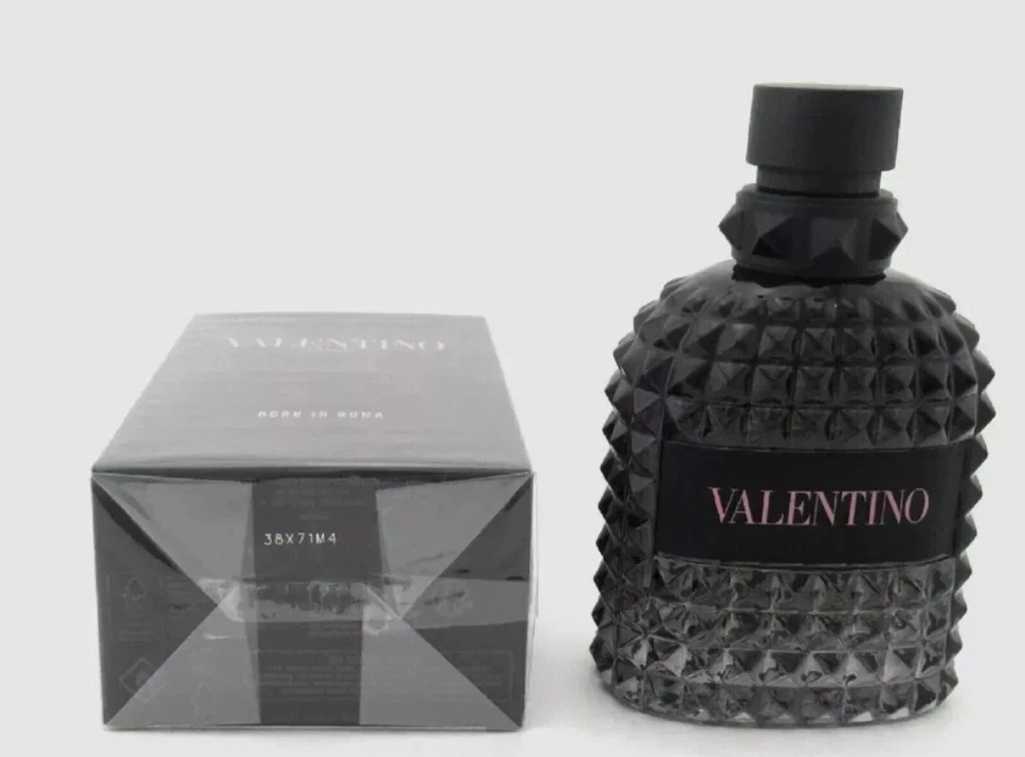 Uomo Born In Roma by Valentino 100ml 3.4 fl oz EDT Cologne Spray New In Box