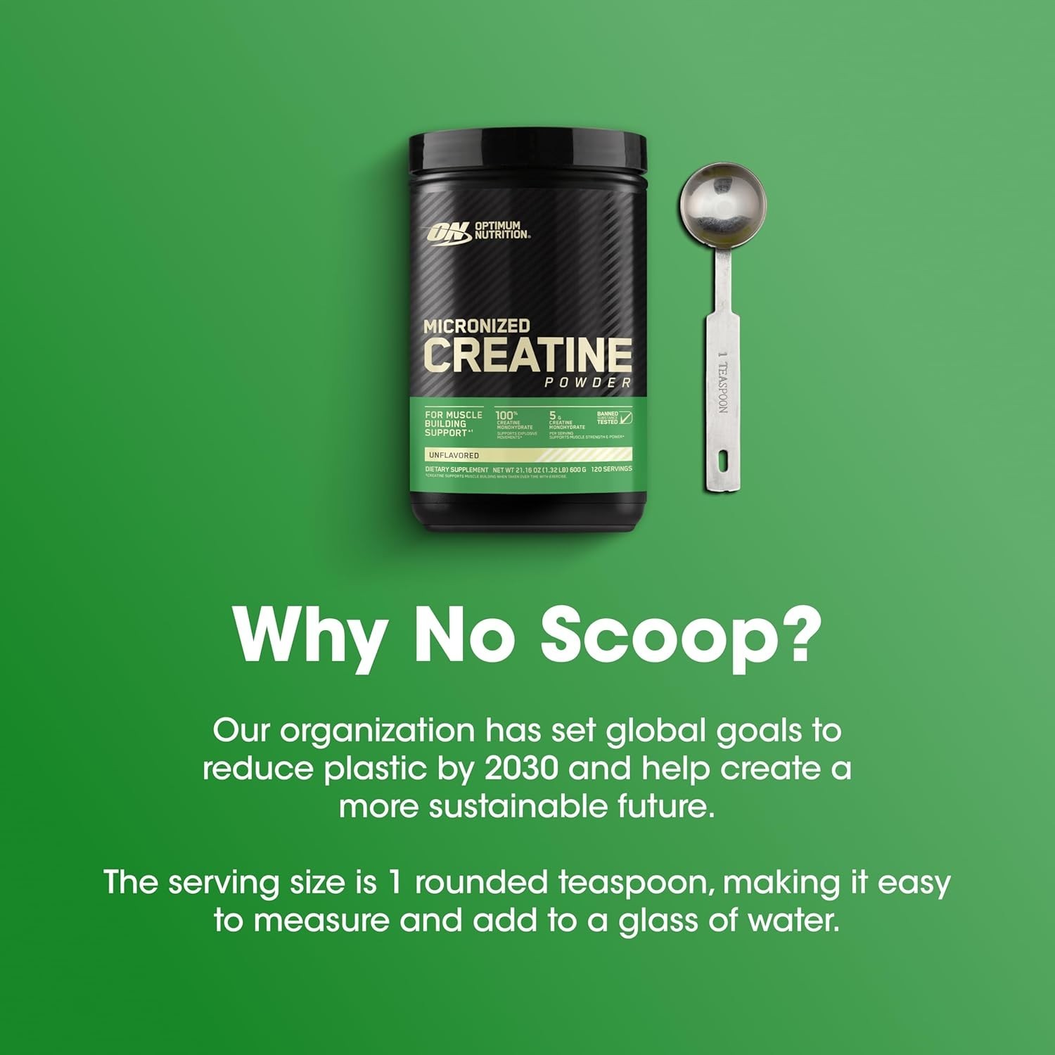 Micronized Creatine Powder, Unflavored, 1.32 lb (600 g)