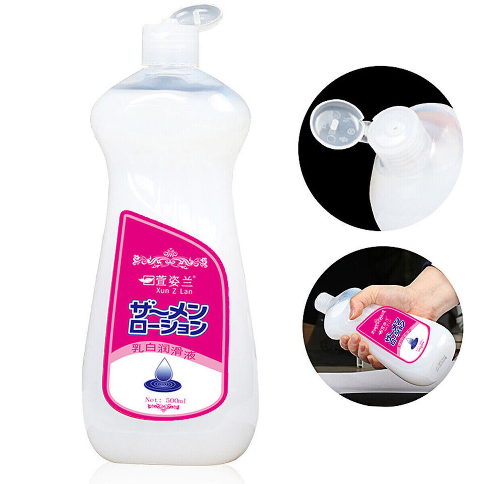 2bottles Personal Lubricant Unscented Cum Realistic Semen Water Based Lube Adult