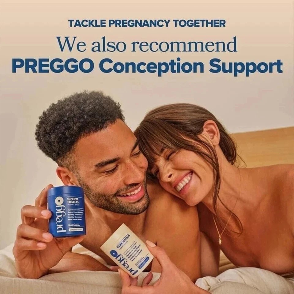 NEW PREGGO O-Positive Sperm Health Boost Capsules – 60 Count