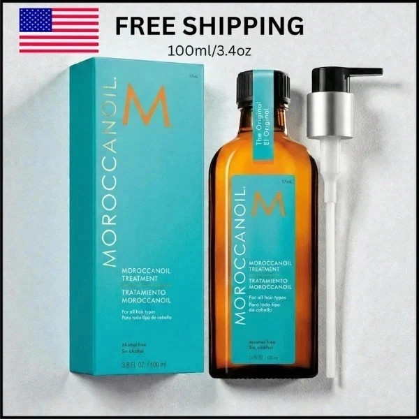 Moroccanoil Treatment, Original (For All Hair Types) 100ml/3.4oz US Seller