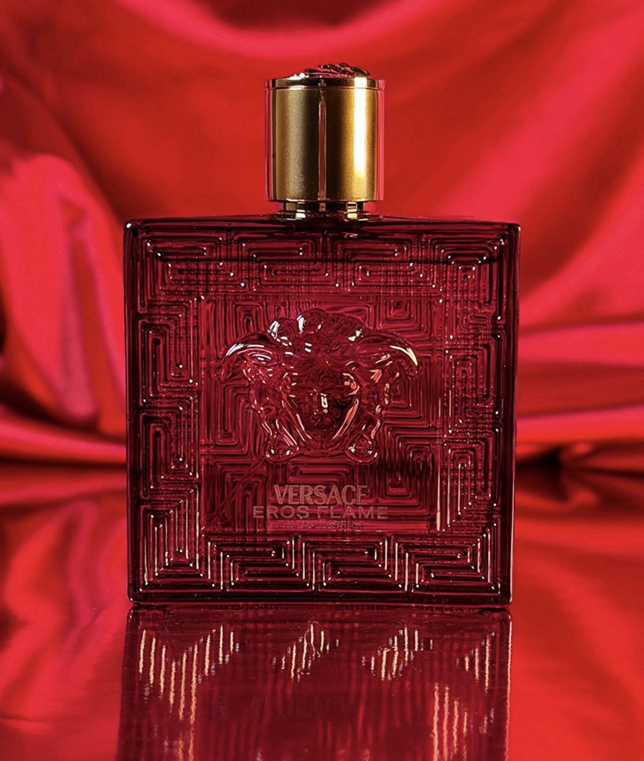 Versace Eros Flame Eau de Parfum Spray, Regular Size 3.4 fl oz