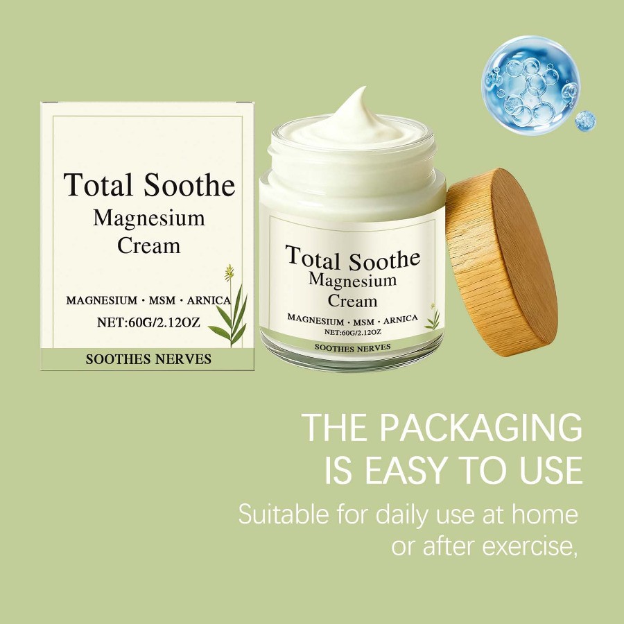 Total Soothe Magnesium Cream – Joint Relief Cream – 60g Daily Body Relief Cream