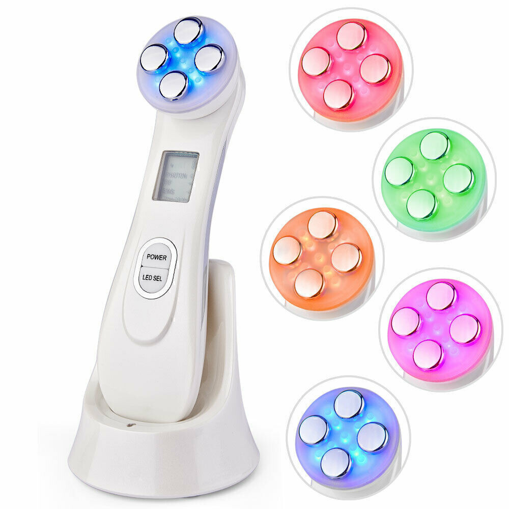 5 In 1 LED RF EMS Photon Therapy Rejuvenation Beauty Skin Care Spa Face Device
