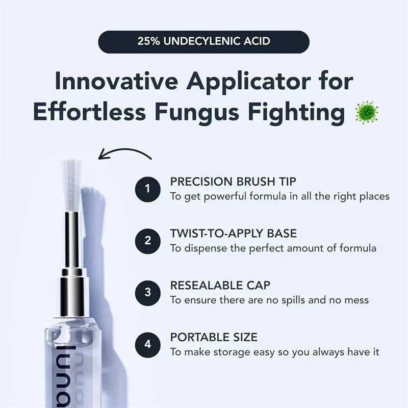 15 Pack Lunavia Antifungal Pen, 25% Undecylenic Acid – Toenail Fungus Treatment