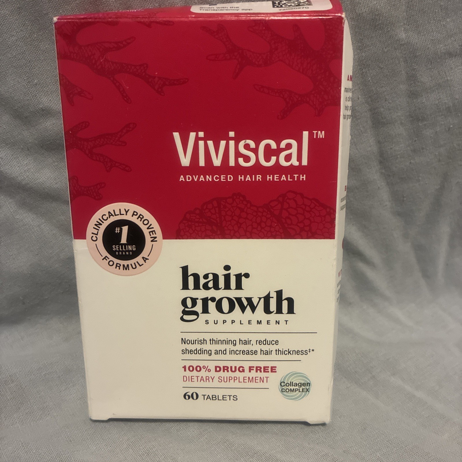 Viviscal Advanced Hair Health Supplement 60 Tablets for Woman 10/2027.