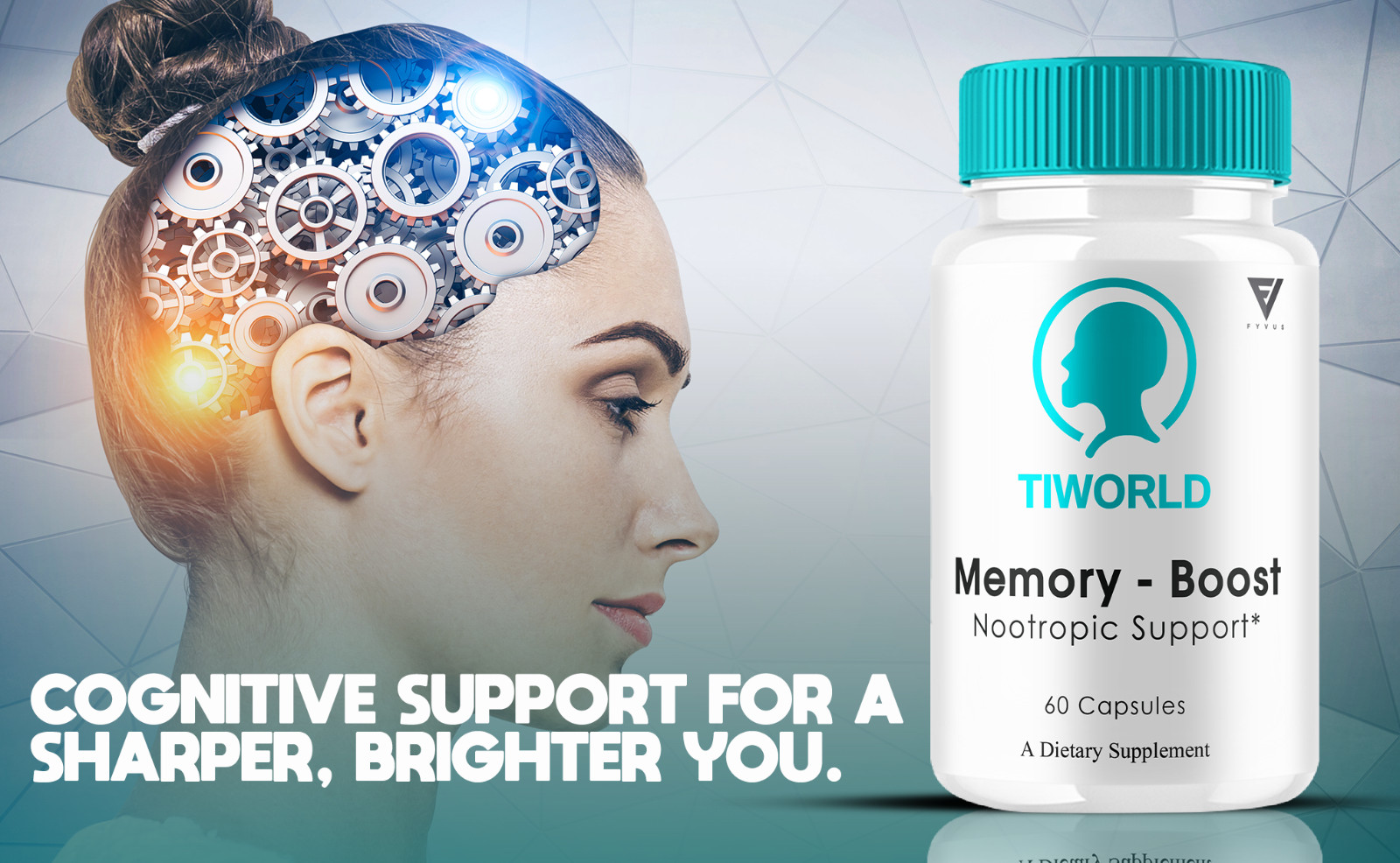 (5 Pack) Tiworld Advanced Memory Support Nootropic Ti World Pills (300 Capsules)