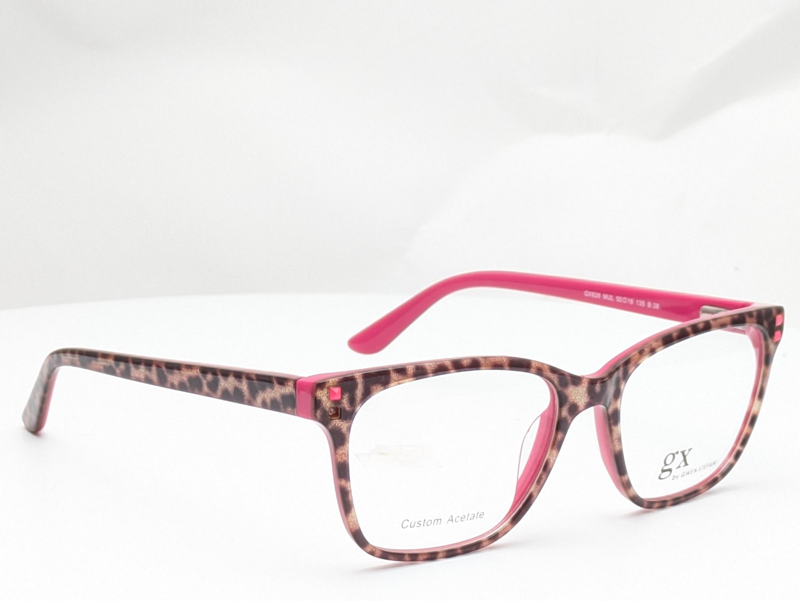 Gwen Stefani GX826 MUL Pink Leopard Women’s Eyeglasses Frames 50-16-135