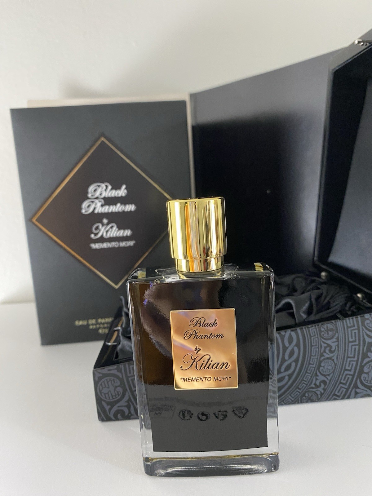 Kilian Black Phantom EDP With Coffret Vaporisateur Spray, MEMENTO MORI, 1.7 OZ