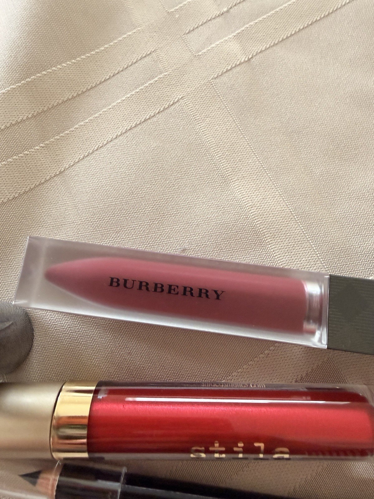 Assorted Full Size Makeup Lot: Burberry, Stila, Revlon 761