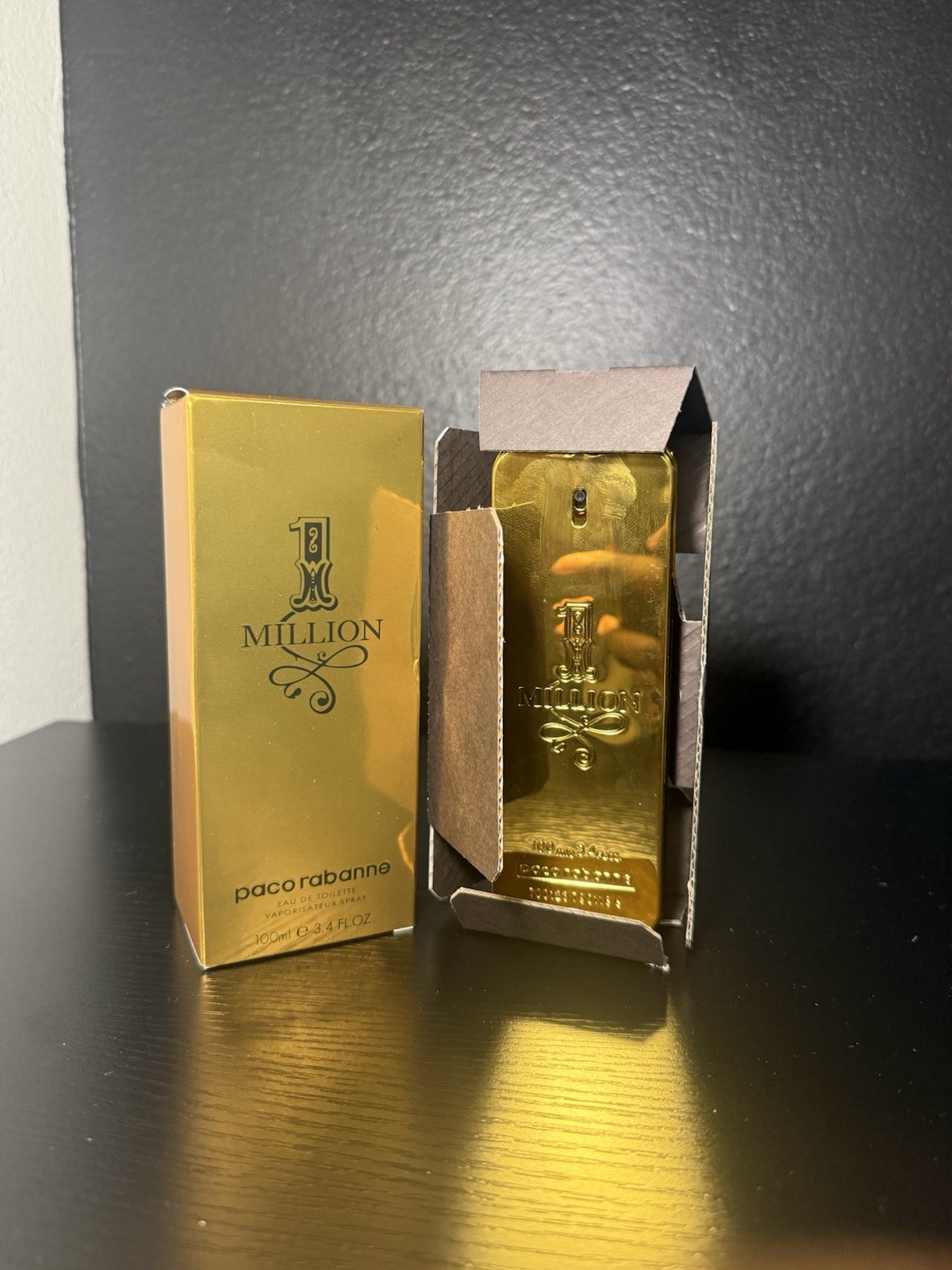 Paco Rabanne 1 Million Eau de Toilette Spray 3.4 fl oz Regular Size