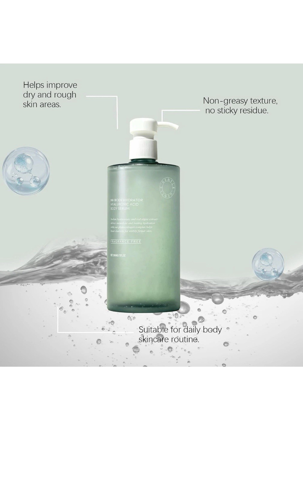 Ha Body Hydrator Hyaluronic Acid Body Serum Is A Hyaluronic Acid Essence 386ml