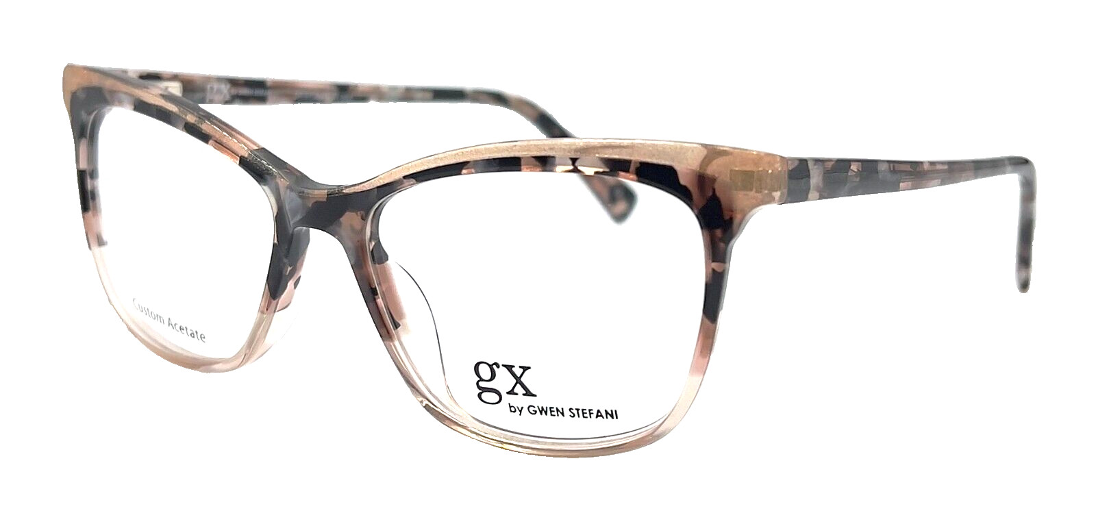 AUTHENTIC & NEW – GWEN STEFANI – GX075 GRY 52/16/140 – BLUSH EYEGLASSES & CASE