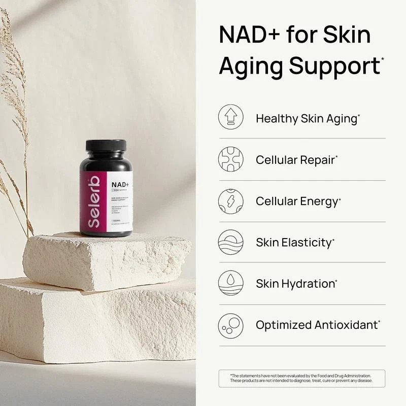 Selerb NAD+ For Women – 8-in-1 Liposomal Formula for Skin & Cellular Health