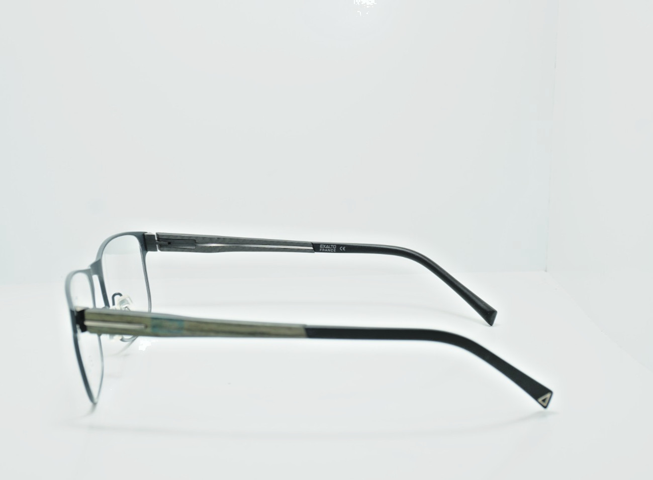 NEW AUTHENTIC EXALTO 12M063 carbon / wood eyeglasses frame