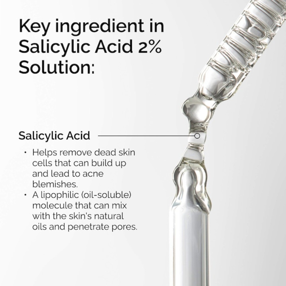 The Ordinary Authentic Salicylic Acid 2% Solution, Exfoliating Serum 1 oz/ 30 mL