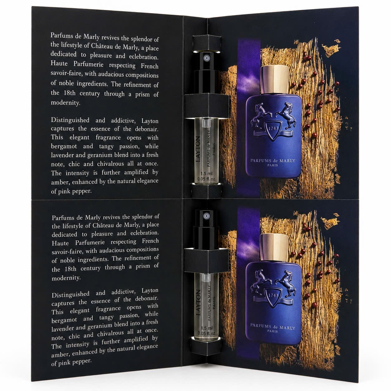 2 PCS LAYTON PARFUMS DE MARLY EDP SAMPLE SPRAY 1.5ML🌸Authentic