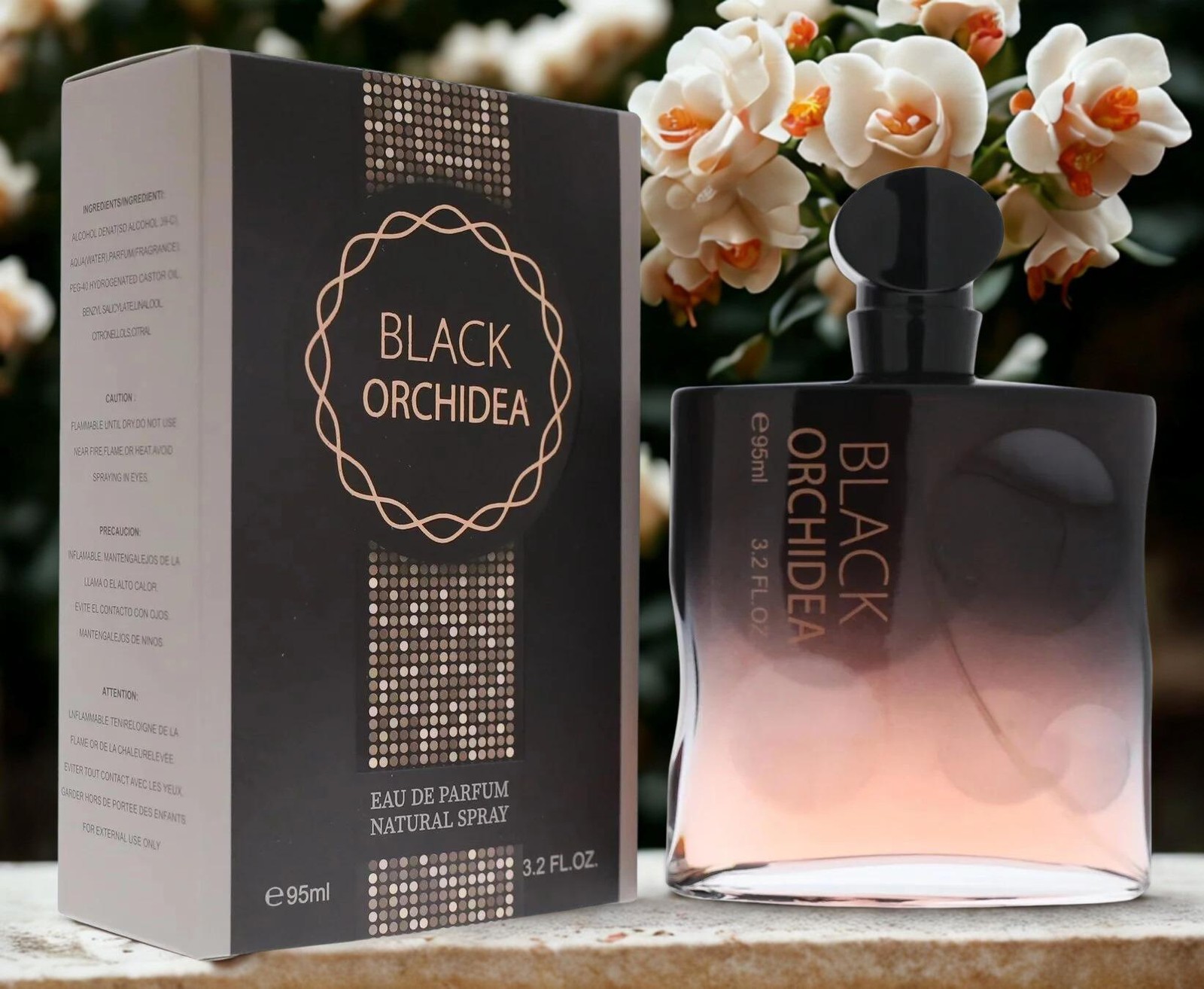 Black Orchidea Eau de Parfum 95ml Natural Spray for Women and Men