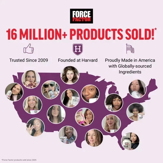 Hair Growth Soft Chews Thicker Stronger Hair 60 Mixed Berry Reduce Wrinkles