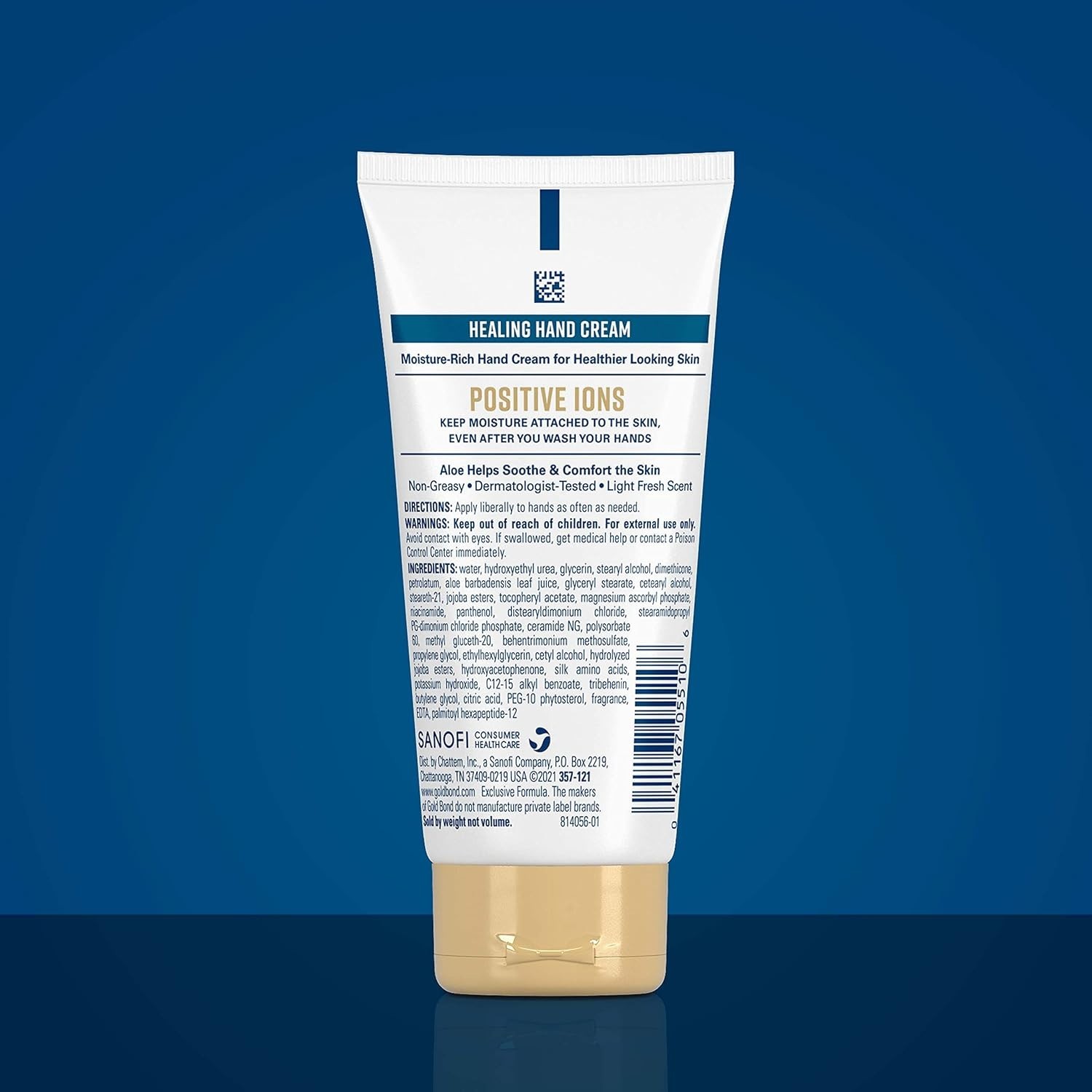 Gold Bond Healing Hand Cream, 3 Oz., with Aloe, Moisture That Lasts through Hand
