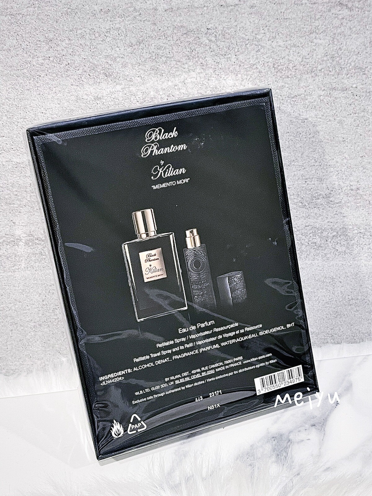 Kilian Black Phantom Memento Mori EDP Spray Icons Set, 1.7oz➕0.25oz， NIB Sealed
