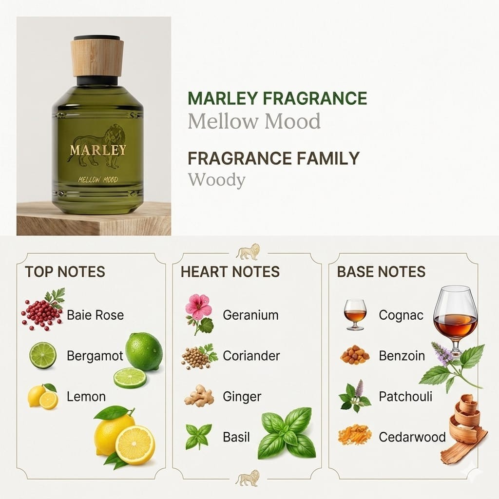 Marley Mellow Mood 3.4 FL OZ / 100 ML EAU DE PARFUM SPRAY – NEW
