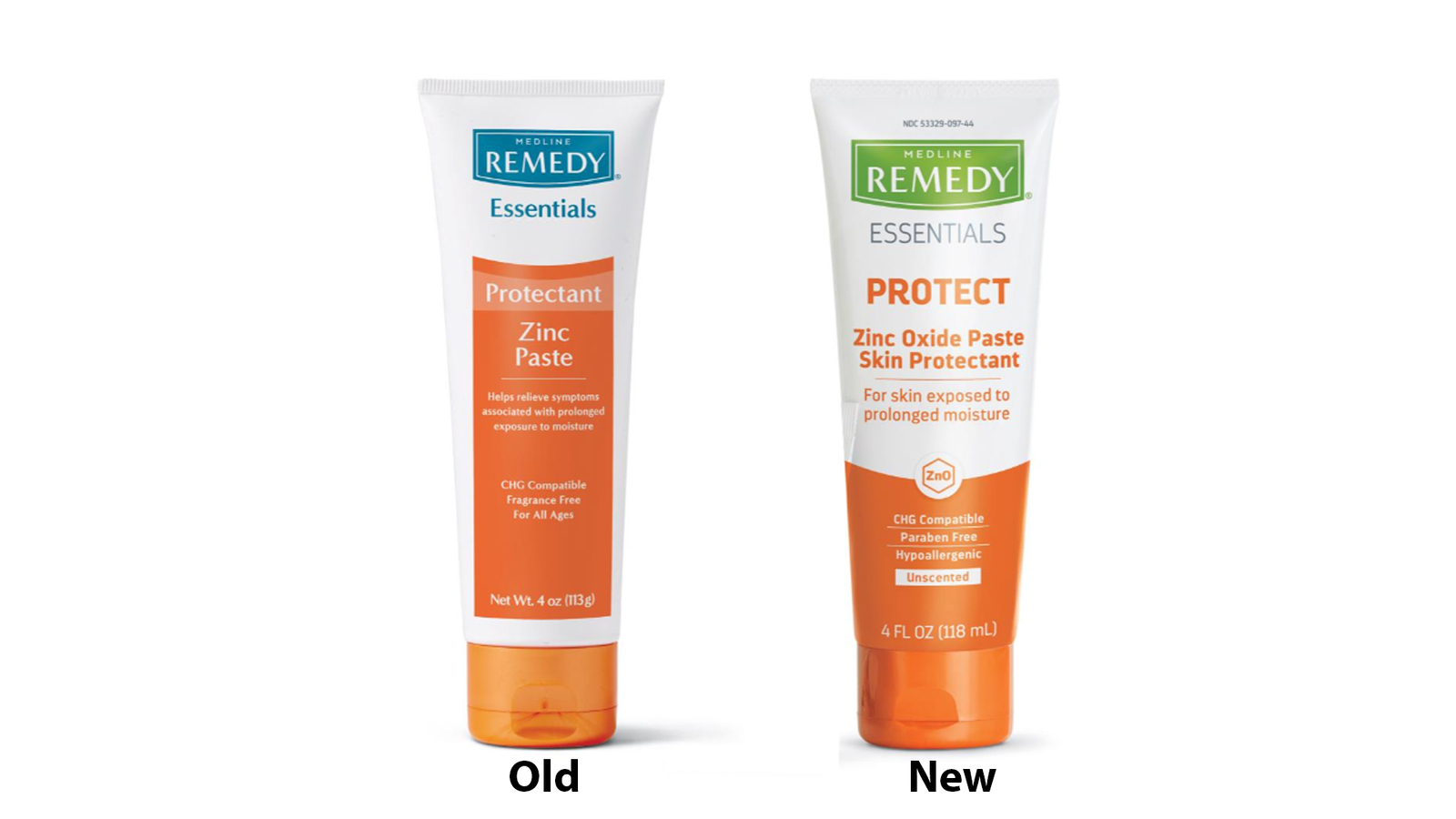 Medline Remedy Essentials Zinc Oxide Paste, Unscented, 4oz, 3 Pack -MSC092ZP04
