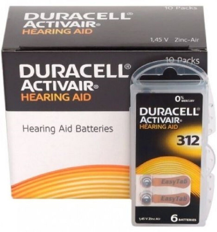 Duracell Hearing Aid Batteries Size 312 – Fast shipping- Fresh Exp-2026