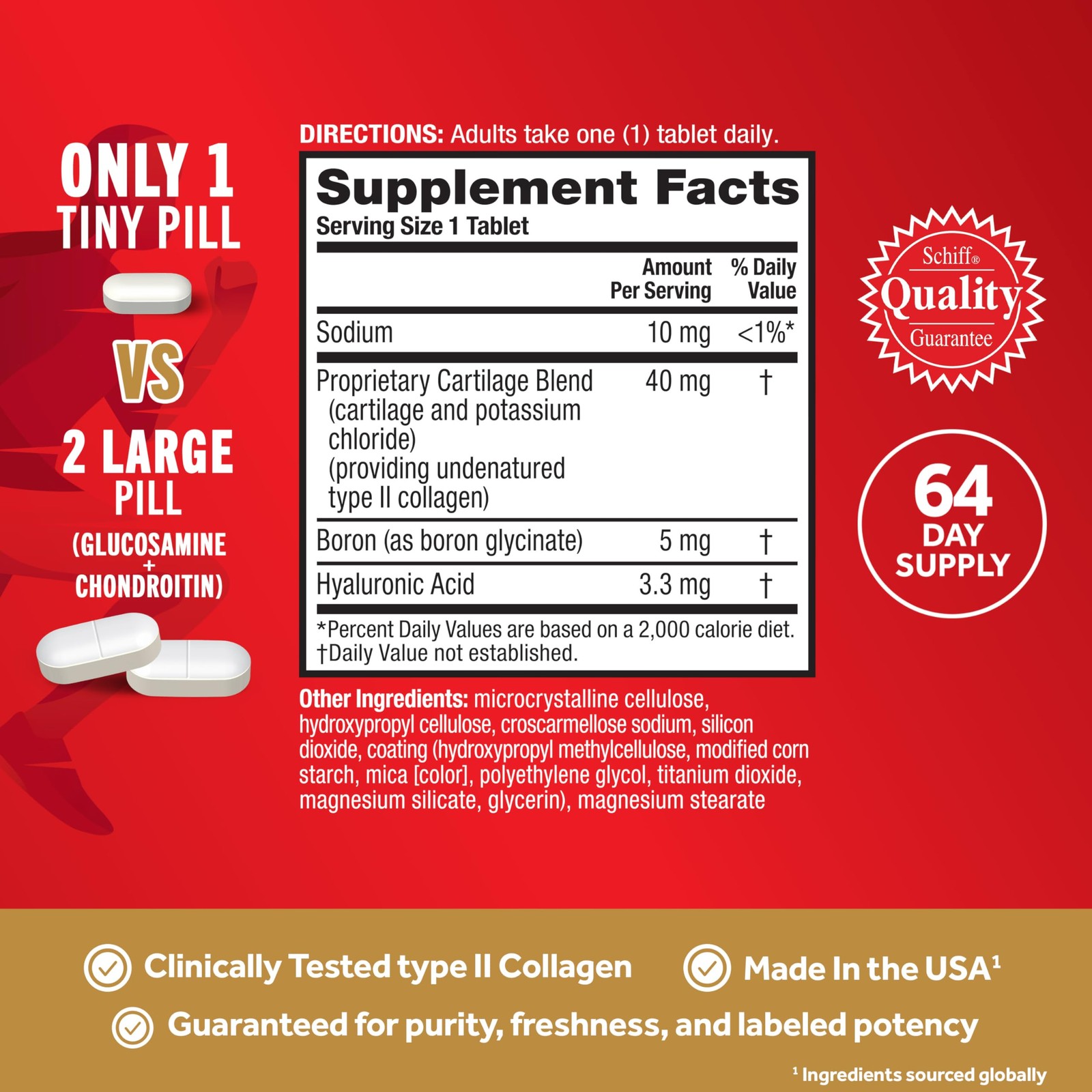 Move Free Move Ultra Triple Action Joint Support Supplement – Type Ii Collagen