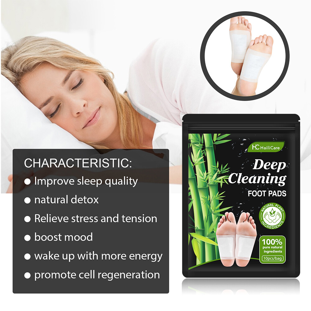 300PCS Detox Foot Patches Pads Body Toxins Feet Slimming Deep Cleansing Herbal