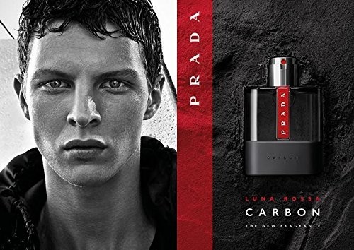 Prada Luna Rossa Carbon by Prada 3.4 oz EDT Cologne for Men New Sealed