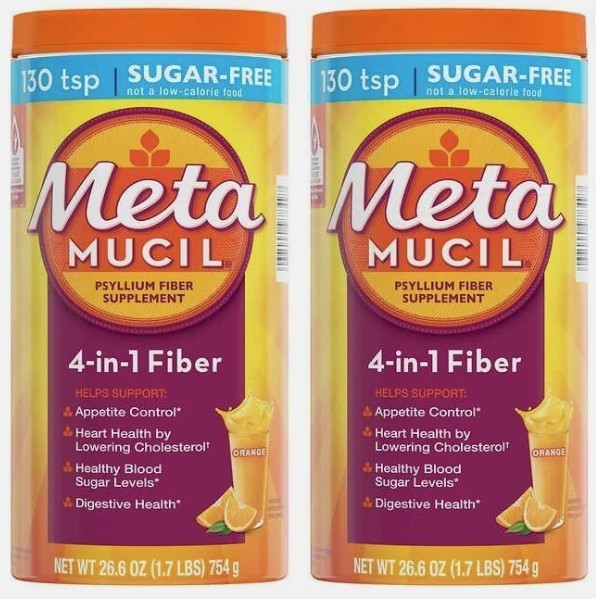 Metamucil MultiHealth Fiber, Sugar Free, 260 Doses, Expiration Date 11/2027