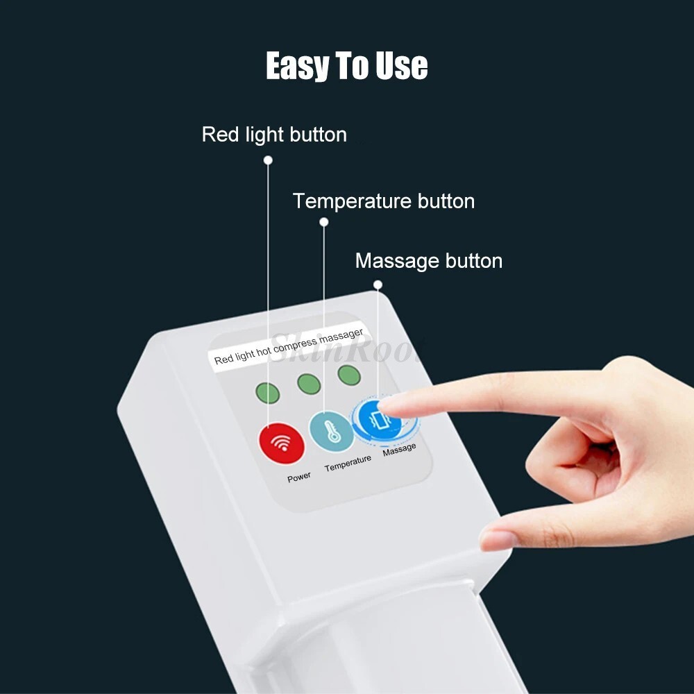 2026 NEW DEVICE FOR HEMORRHOID TREATMENT Red Light Therapy Vibration Massager
