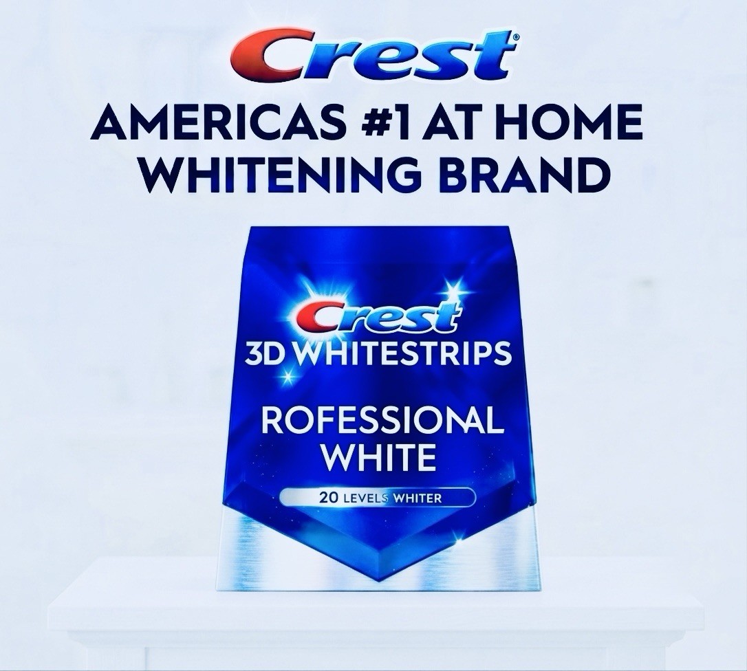 2X= Crest 3D Whitestrips Professional White 20 Levels Whiter 40 Strips Exp 04/28