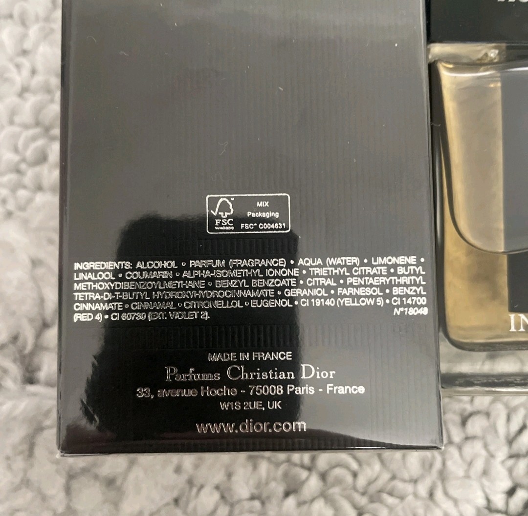 Dior Homme Intense Eau de Parfum, 50 ml Natural Spray , New in Box