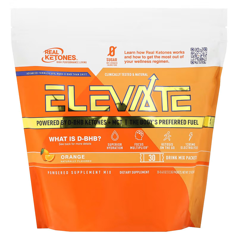 Real Ketones ELEVATE & SHIFT 30 Days Supply Packets, Pick Your Flavor, Exp 2028